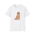 Golden Retriever Tee — Cute Dog Graphic T-Shirt with Bandana