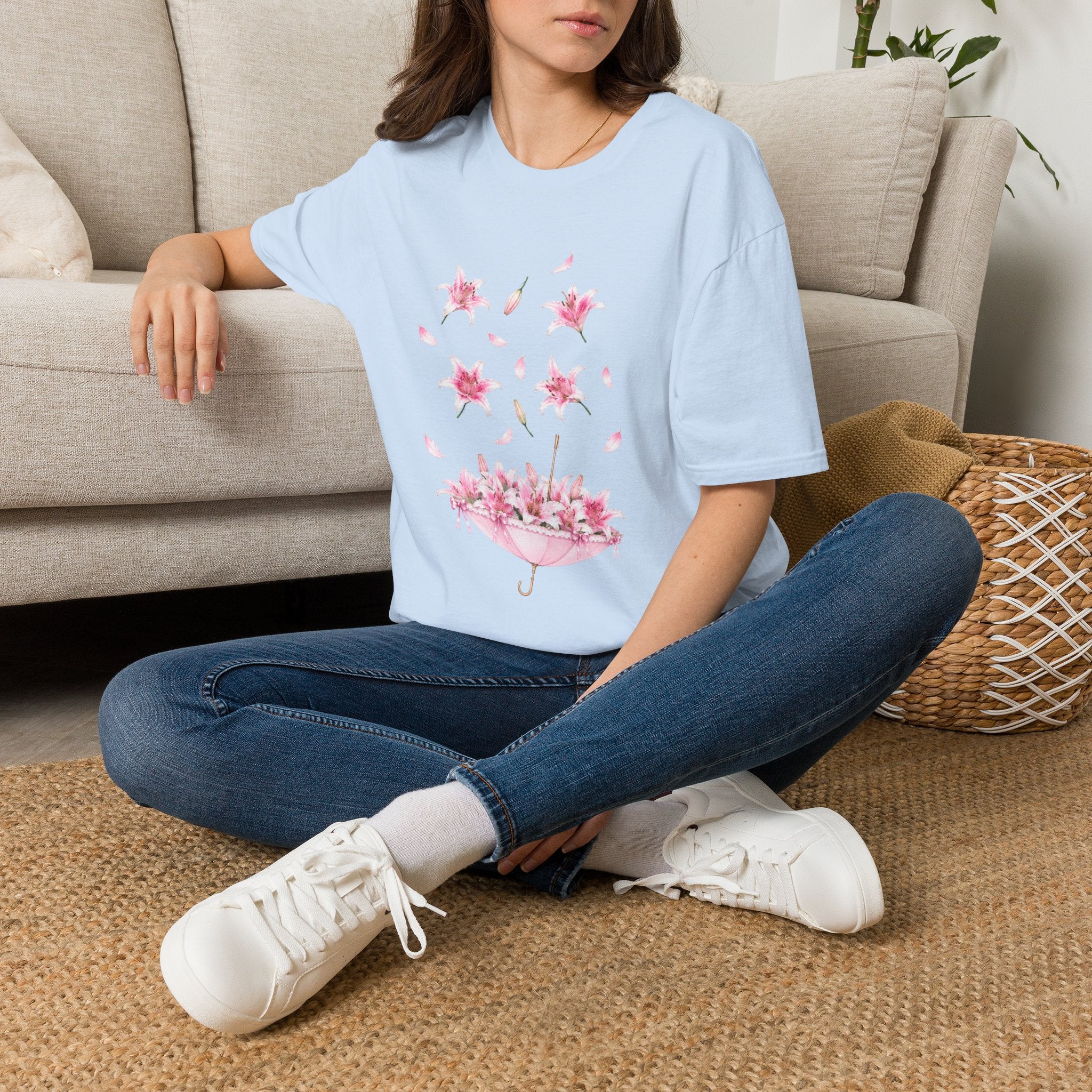 Floral Umbrella Tee