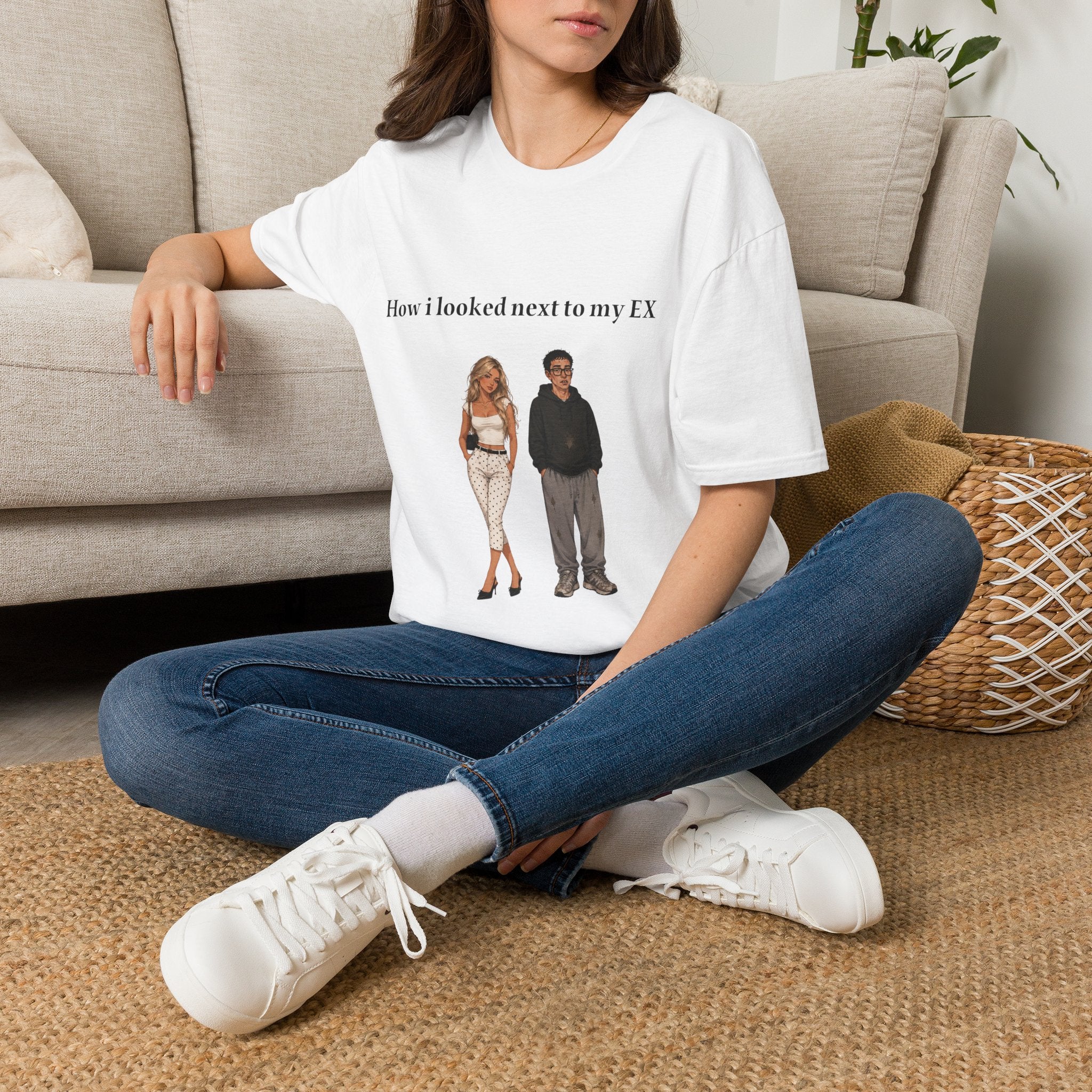 How I Looked Next To My Ex T-Shirt — Funny Comparison Graphic Tee